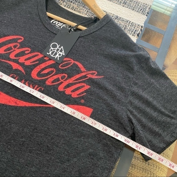 Chaser Coca Cola Classic Gray Tee with Red Logo M - Picture 13 of 13